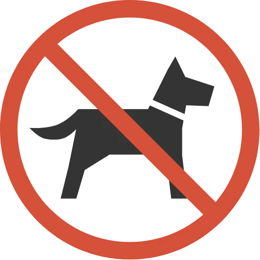 盲導犬・介助犬・聴導犬以外のペットの同伴はご遠慮下さい。